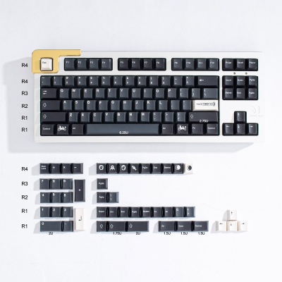 Apollo GMK 104+31 Full PBT Dye Sublimation Keycaps Set for Cherry MX Mechanical Gaming Keyboard 68/87/96/104